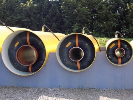 Пневматическое заглушающее перекрытие LAMPE тип 800-1700, серия 2000 под обводную трубу 600 мм. Пневматическое заглушающее перекрытие LAMPE тип 800-1700, серия 2000 под обводную трубу 600 мм.