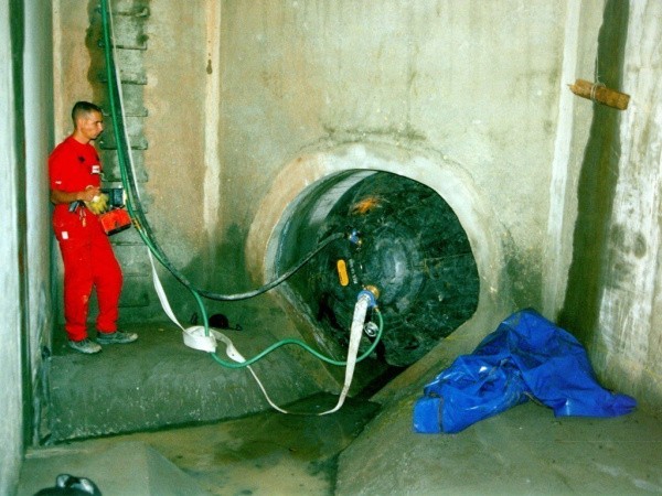 Пневматическое  заглушающее перекрытие (ПЗП) «LAMPE» применение Пневматическое  заглушающее перекрытие (ПЗП) «LAMPE» применение